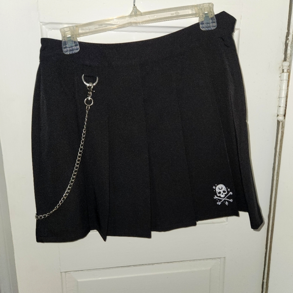Killstar Mini Skirt with Chain